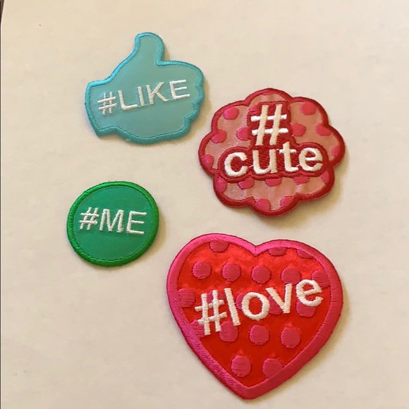 Simplicity Other - 3/$10 NWT 4 patches love like